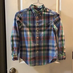 Ralph Lauren plaid oxford boys 10-12